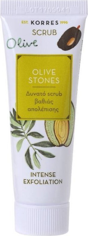 Korres Korres Olive Stones Intense Exfoliation Scrub oczyszczający peeling do twarzy 18ml