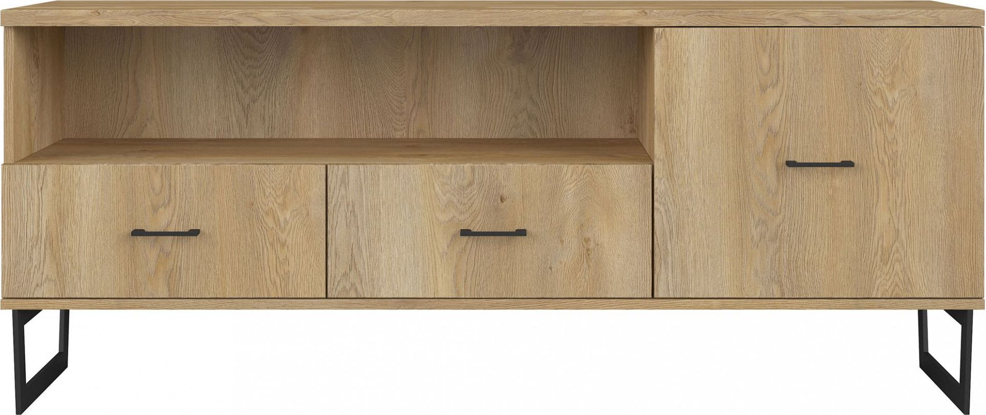 Elior Dębowy stolik RTV - Bahama 3X