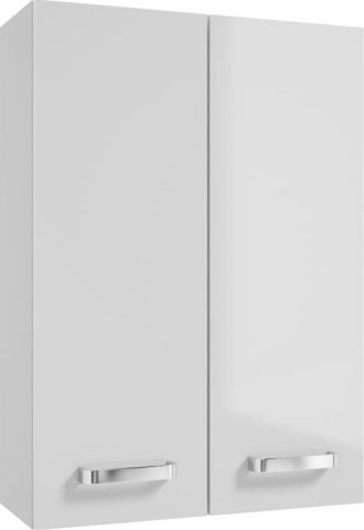 Deftrans Szafka łazienkowa wisząca 50 cm praktyczna biały połysk Mila