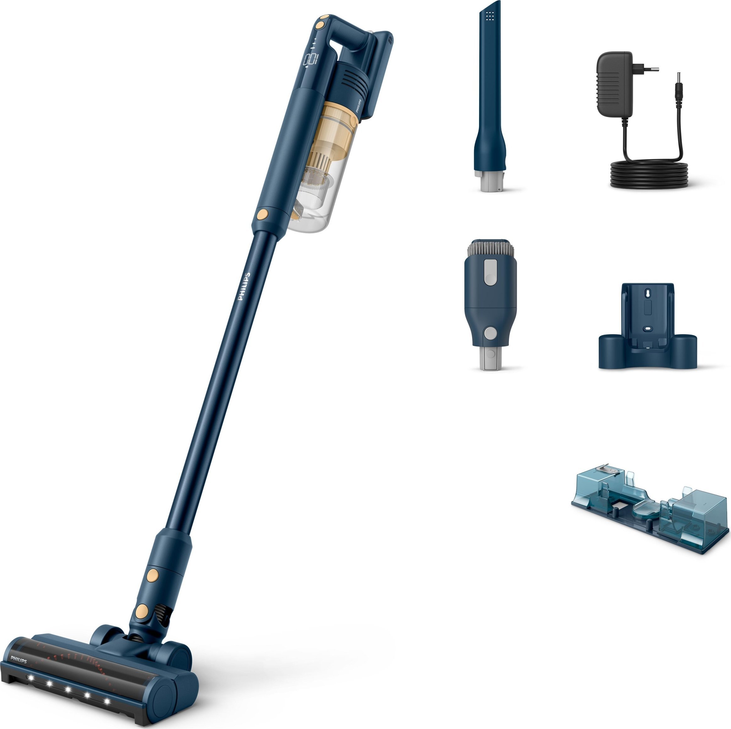 Philips Philips 5000 Series Cordless Stick vacuum cleaner XC5043/01, Up to 60 min, 15 min of Turbo