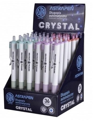Długopis Pen Crystal white (36szt) ASTRA