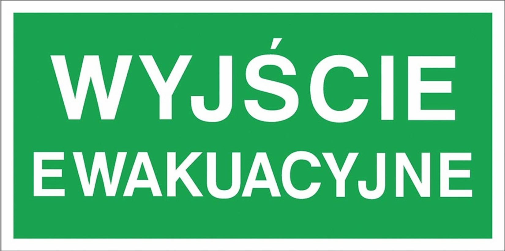 Reis Z-2E - Znak ewakuacyjny Wyjście ewakuacyjne
