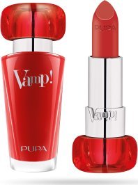 Pupa Pupa, Vamp!, Paraben-Free, Volume, Cream Lipstick, 304, Red Flame, 3.5 g For Women