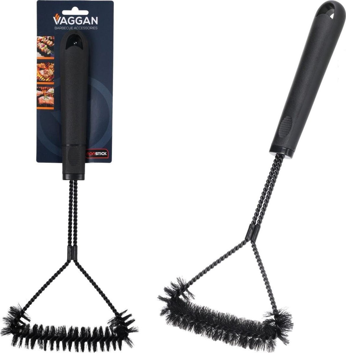 SZCZOTKA DO RUSZTU CZARNA 39CM