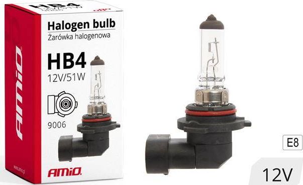 AMiO Żarówka halogenowa HB4 12V 51W 9006