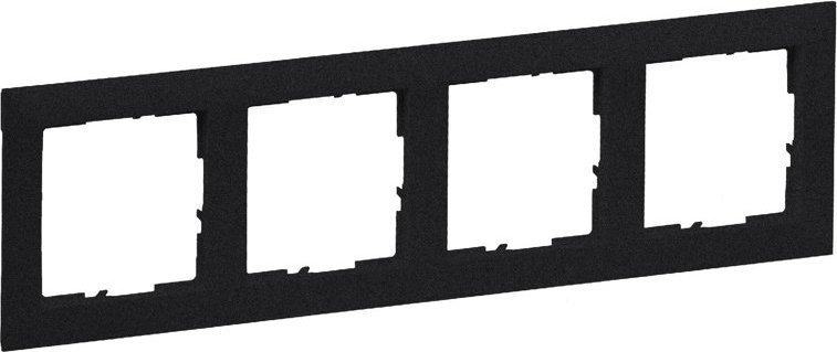Legrand SUNO Ramka czterokrotna czarna 721524