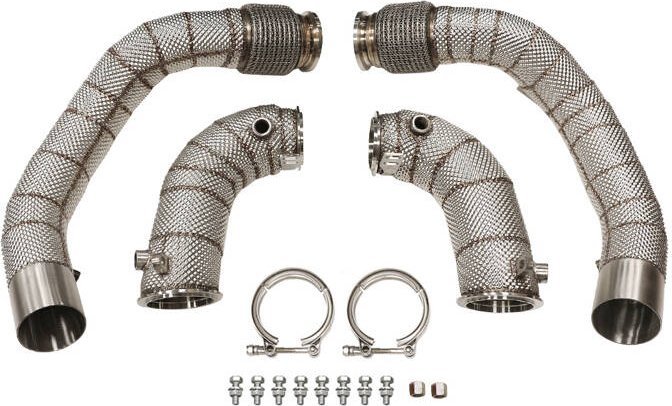TurboWorks Downpipe BMW X5M F95 X6M F96 Heat Shield 20+