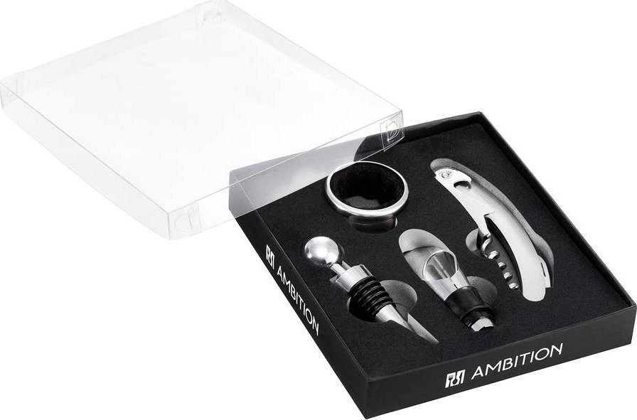 Excellent Houseware Komplet akcesoriów do wina Bolero 4-elementowy AMBITION