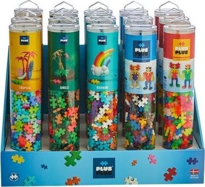 Plus Plus PLUS-PLUS DISPLAY TUBY MIX - 15 TUB