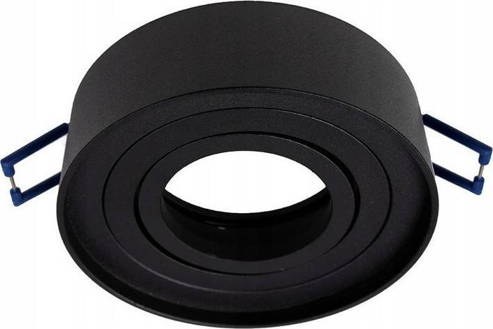 Mdeco Wpust LAMPA sufitowa SLP8134 MDECO wpuszczana OPRAWA regulowana do zabudowy czarna