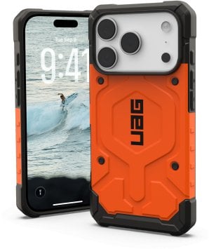 XXX_Urban Armor Gear (Urban) UAG Pathfinder MagSafe - etui do iPhone 17 Pro compatible with MagSafe (orange)