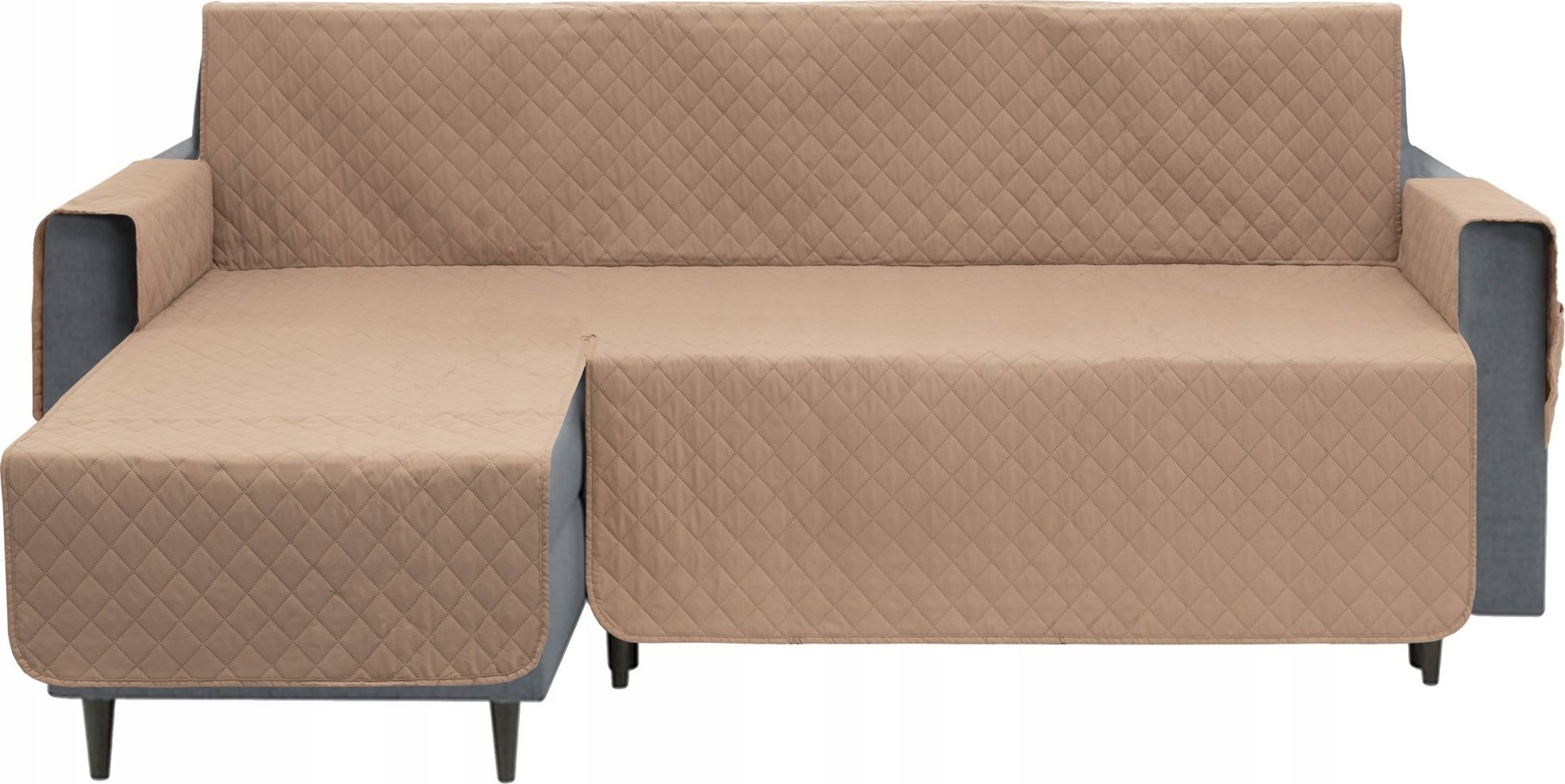 DOGGY 240 cm POKROWIEC PARIS NA NAROŻNIK PRAWY BEŻOWY