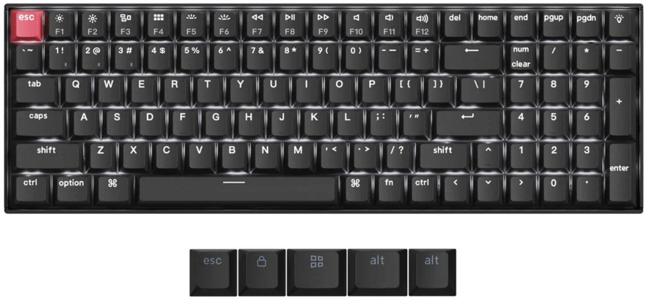 Klawiatura Keychron K4 v3 QMK Keychron Super Red (4895248894704)