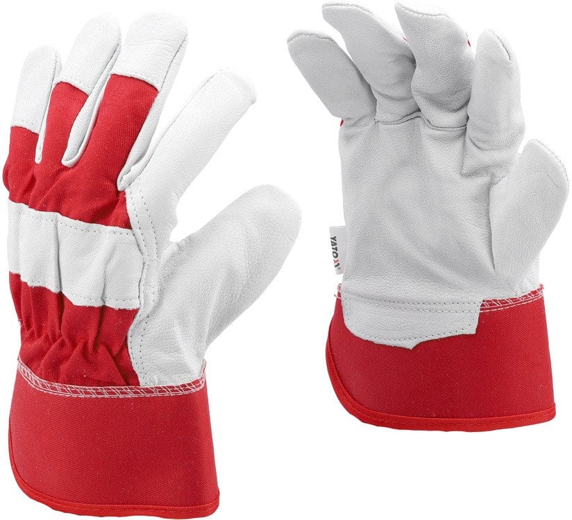 YATO RĘKAWICE BUDOWLANE SKÓRA KOZIA R. 9