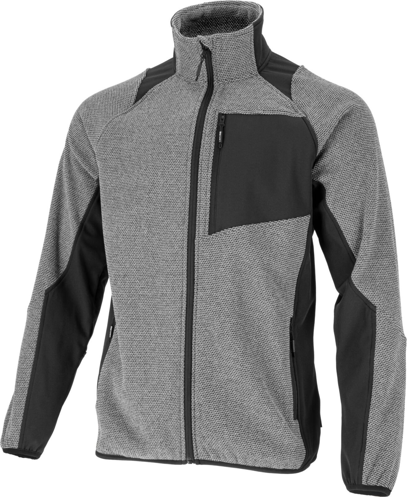 PRO Bluza tech-fleece szaro-czarna, "2xl", ce, lahti