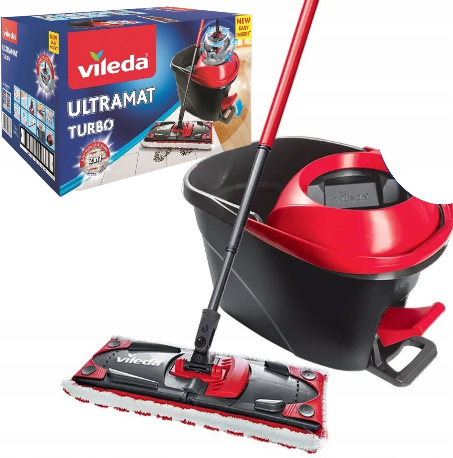 Mop Vileda Ultramax Turbo (3237742) z wiadrem