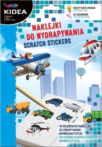 Derform NAKLEJ DO WYDRAPYW 180X260/5ARK POJAZDY KIDEA