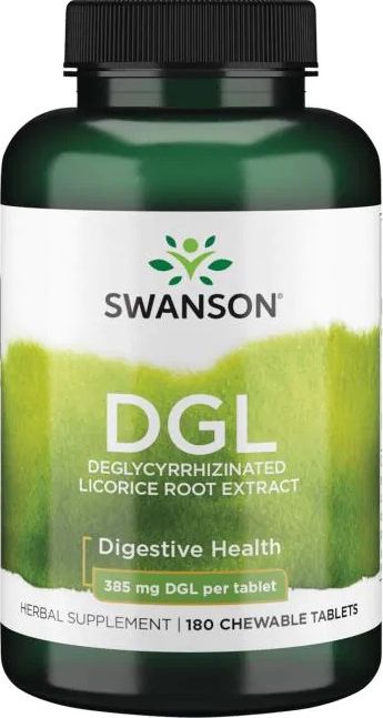 Swanson Swanson DGL (Lukrecja) 385mg 180 tab - 93434