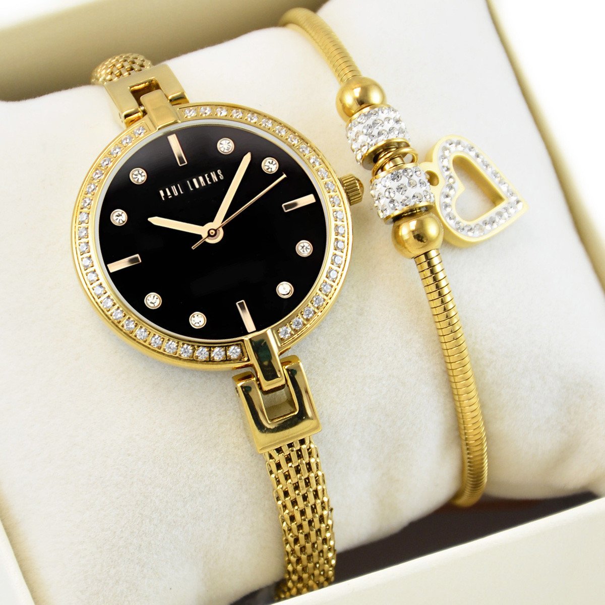 Zestaw damski zegarek Paul Lorens AMBERA-1D1 + bransoletka