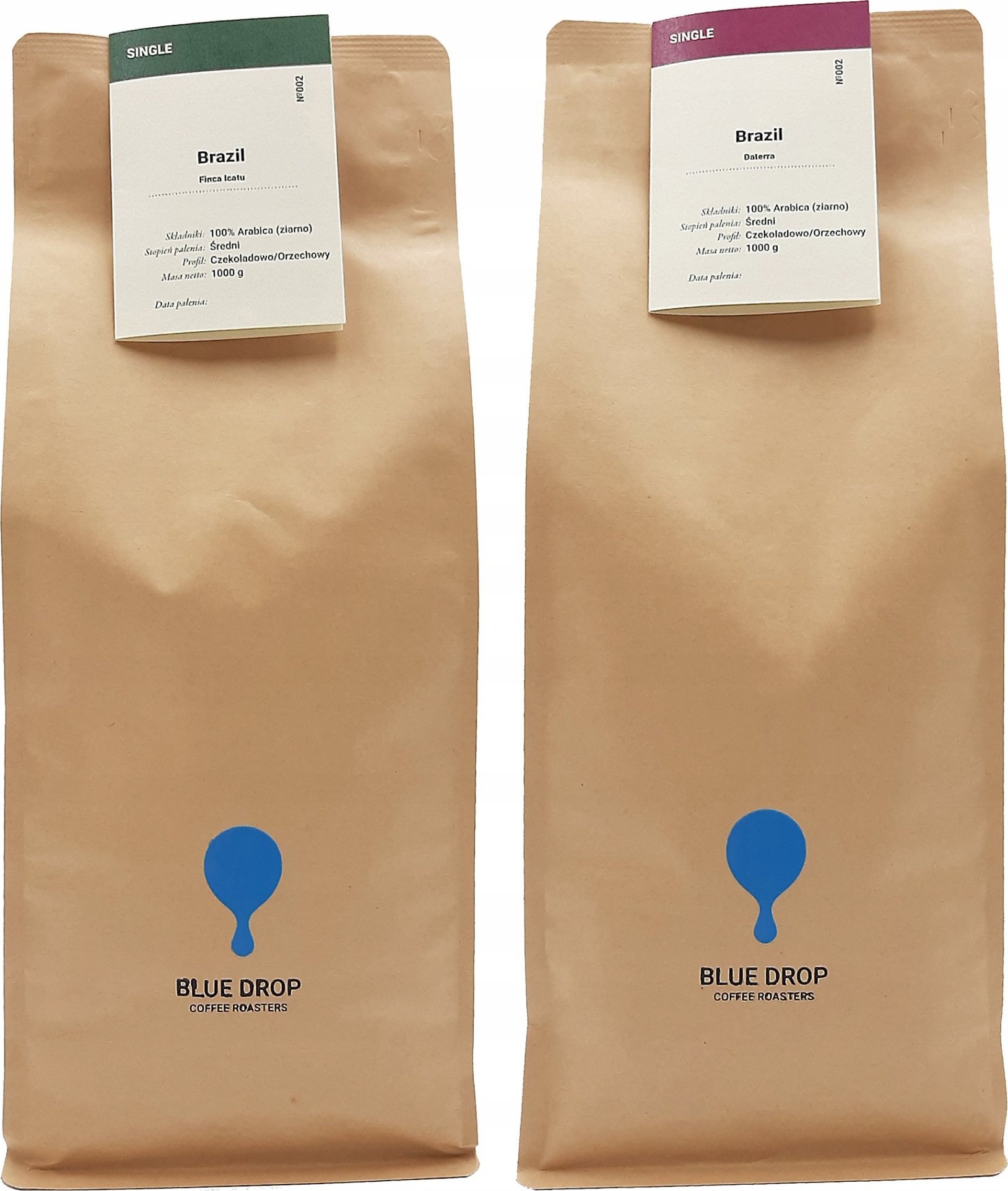 Kawa ziarnista Blue Drop Icatu / Daterra 2 kg