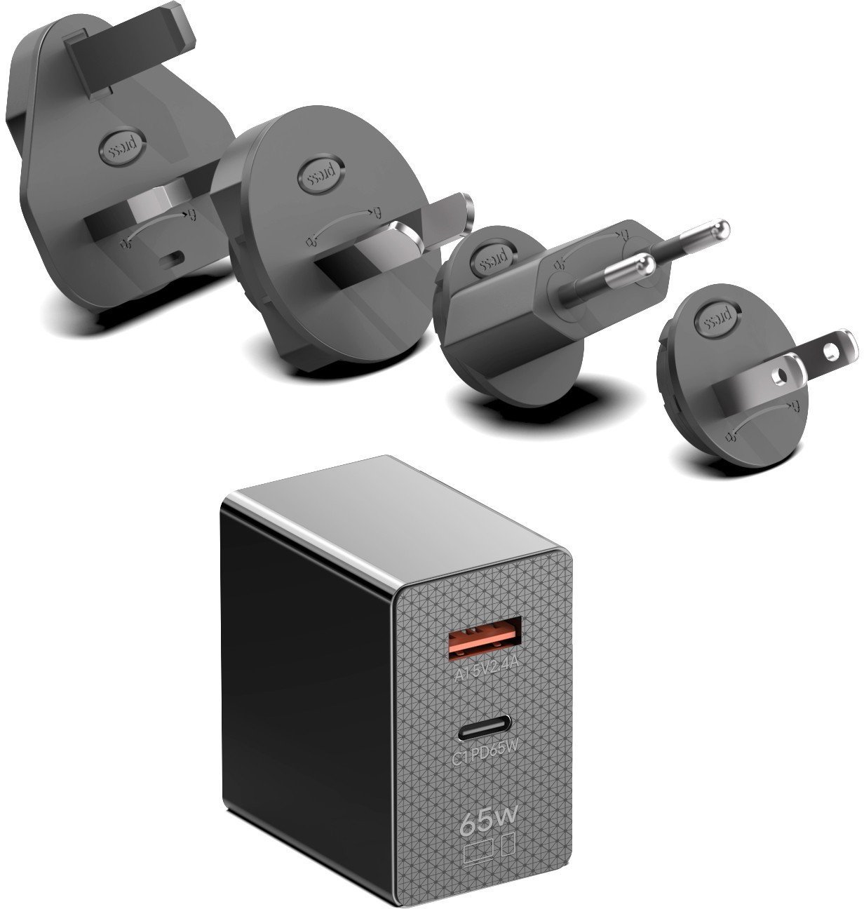 BTI GAN 65W WALLMOUNT ADAPTER