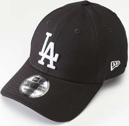 New Era LEAGUE ESSENTIALS 493 BLACK WHITE - - uniseks - czarny