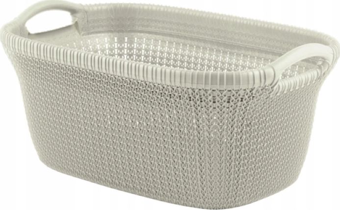 Kosz na pranie Curver Knit 40L beżowy (R37010)