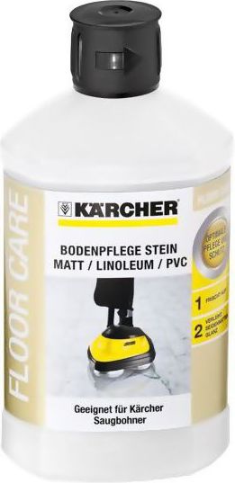 Karcher Floor Care, Płyn do podłóg kamiennych i PCV, 1 litr (6.295-776.0)