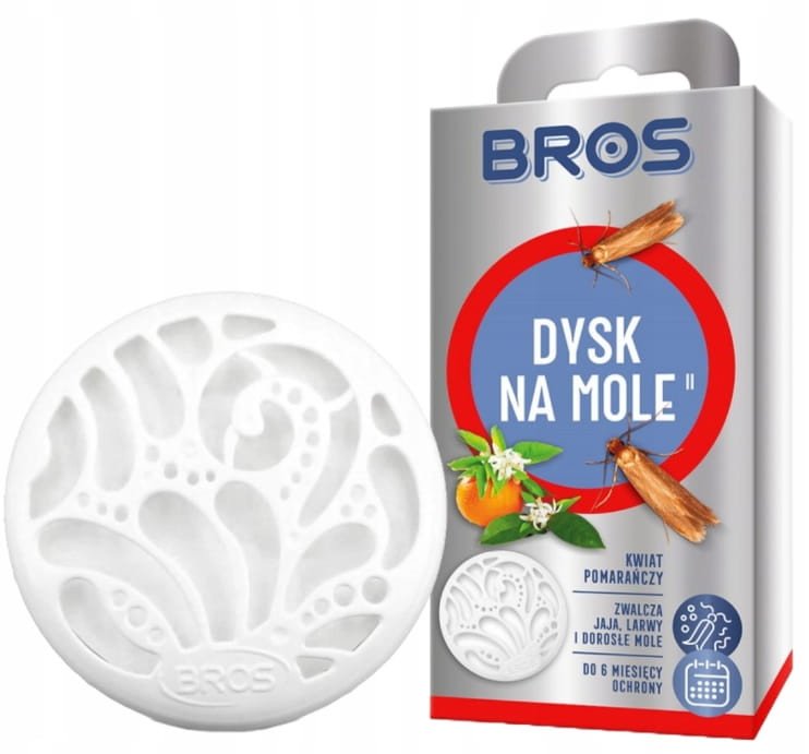 Dysk na mole 250mg Kwiat pomarańczy Chroni do 6 miesięcy