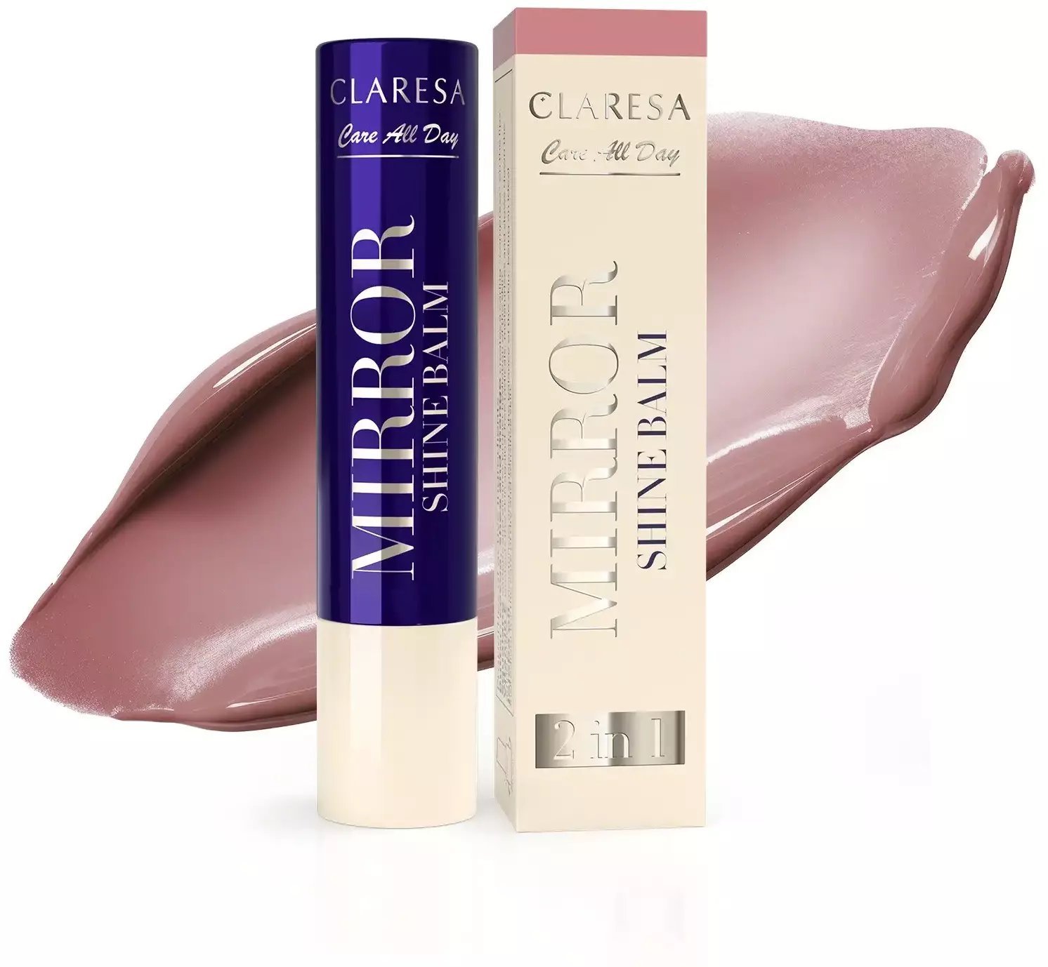 Claresa Care All Day Mirror Shine błyszczyk w sztyfcie Wonderland 3g