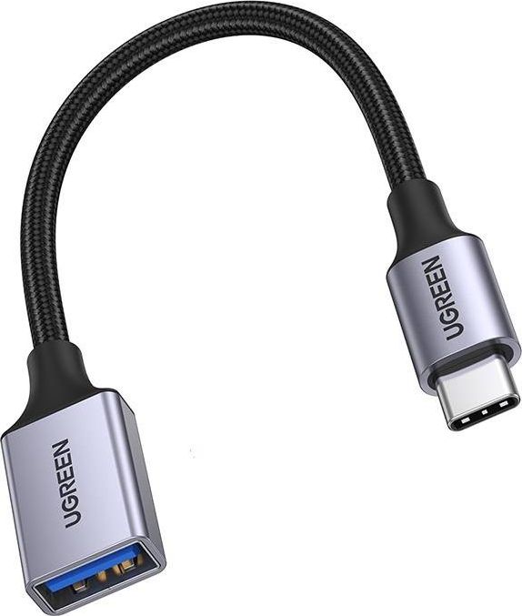 Adapter USB Ugreen US378 USB-C - USB Szary (UGR1090GRY)