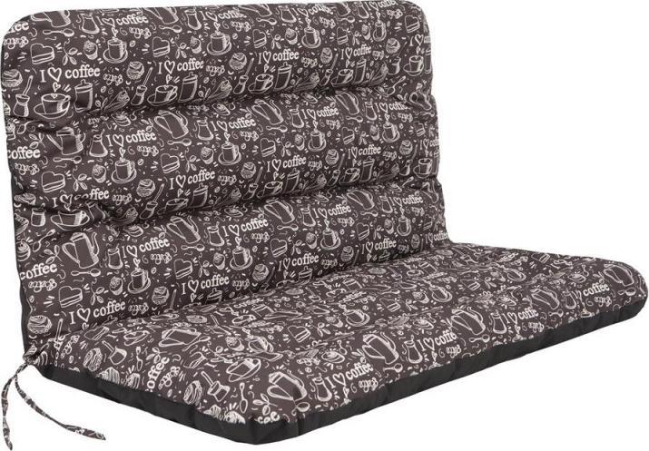Hobbygarden PODUSZKA NA HUŚTAWKĘ OGRODOWĄ - ANIA 120 cm - COFFEE BROWN
