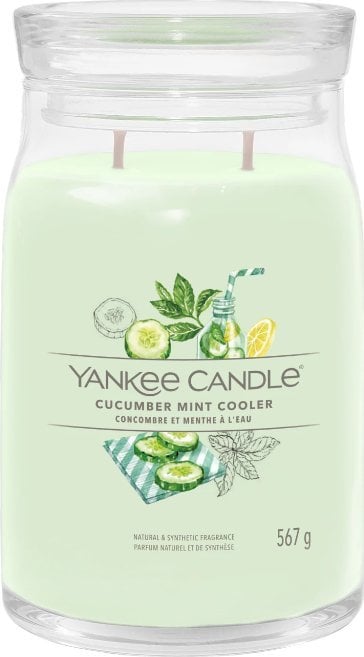 Yankee Candle Yankee Candle Signature Cucumber Mint Cooler Świeca Duża 567g