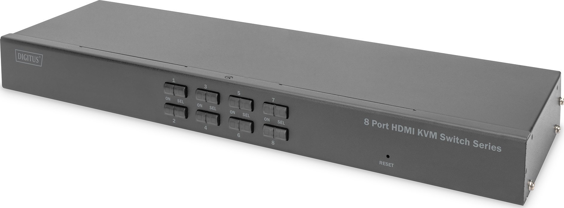 Konsola KVM Digitus KVM Digitus 19" Rackm. 8 Port HDMI KVM Switch