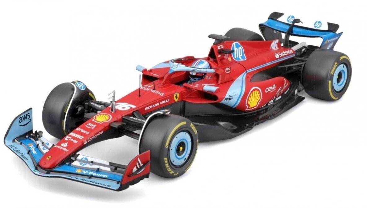 Ferrari Formula With Helmet & Plastic Stand SF24