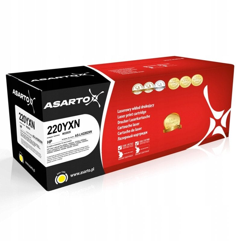 Toner Asarto Toner do HP 220YXN | W2202X | 5500 str. | yellow