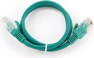 Gembird patchcord RJ45, osłonka zalewana, kat. 5e, UTP, 0,25m, zielony PP12-0.25M/G