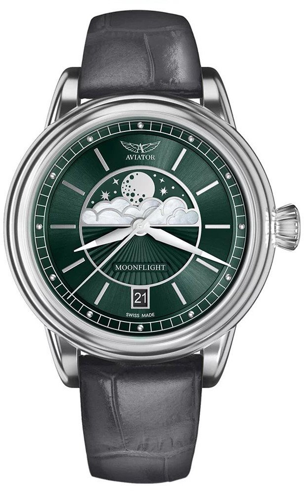 Zegarek damski Aviator V.1.33.0.262.4GM szary