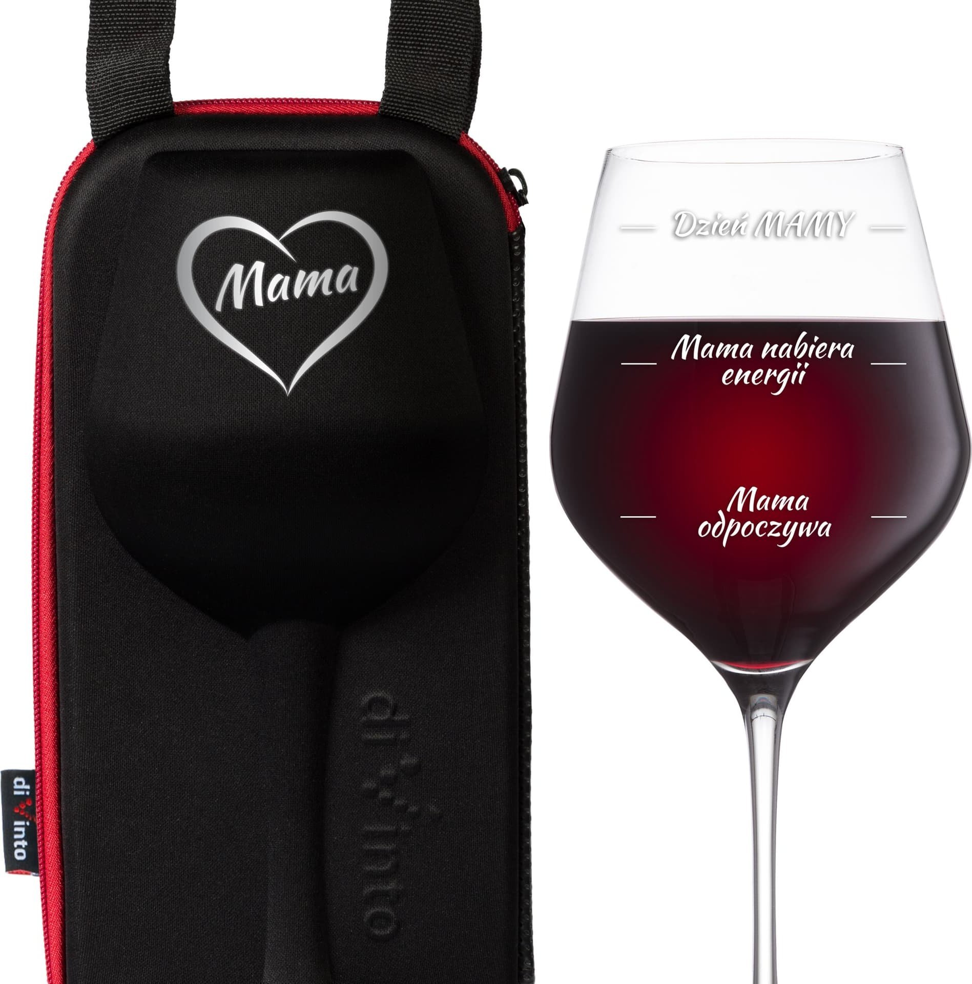 diVinto Gigantyczny Kieliszek diVinto dla Mamy - prezent dla mamy - na dzień mamy