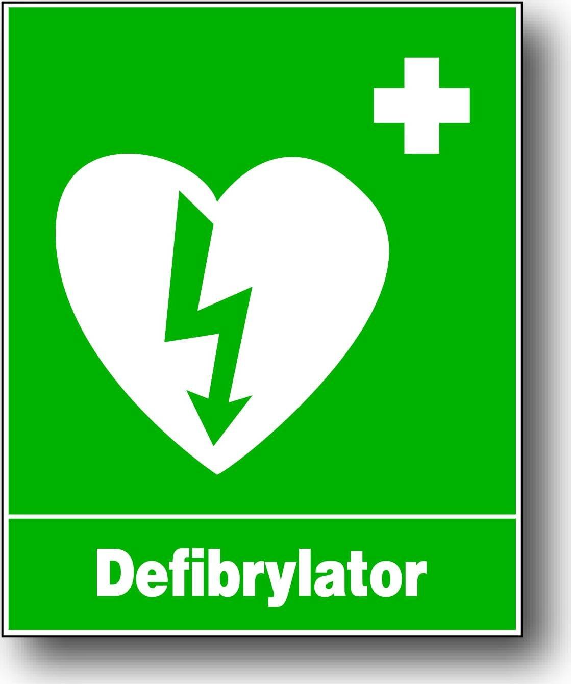 Mój dom Zio-8 Znak Tablica Informacyjna Pcv - Defibrylator