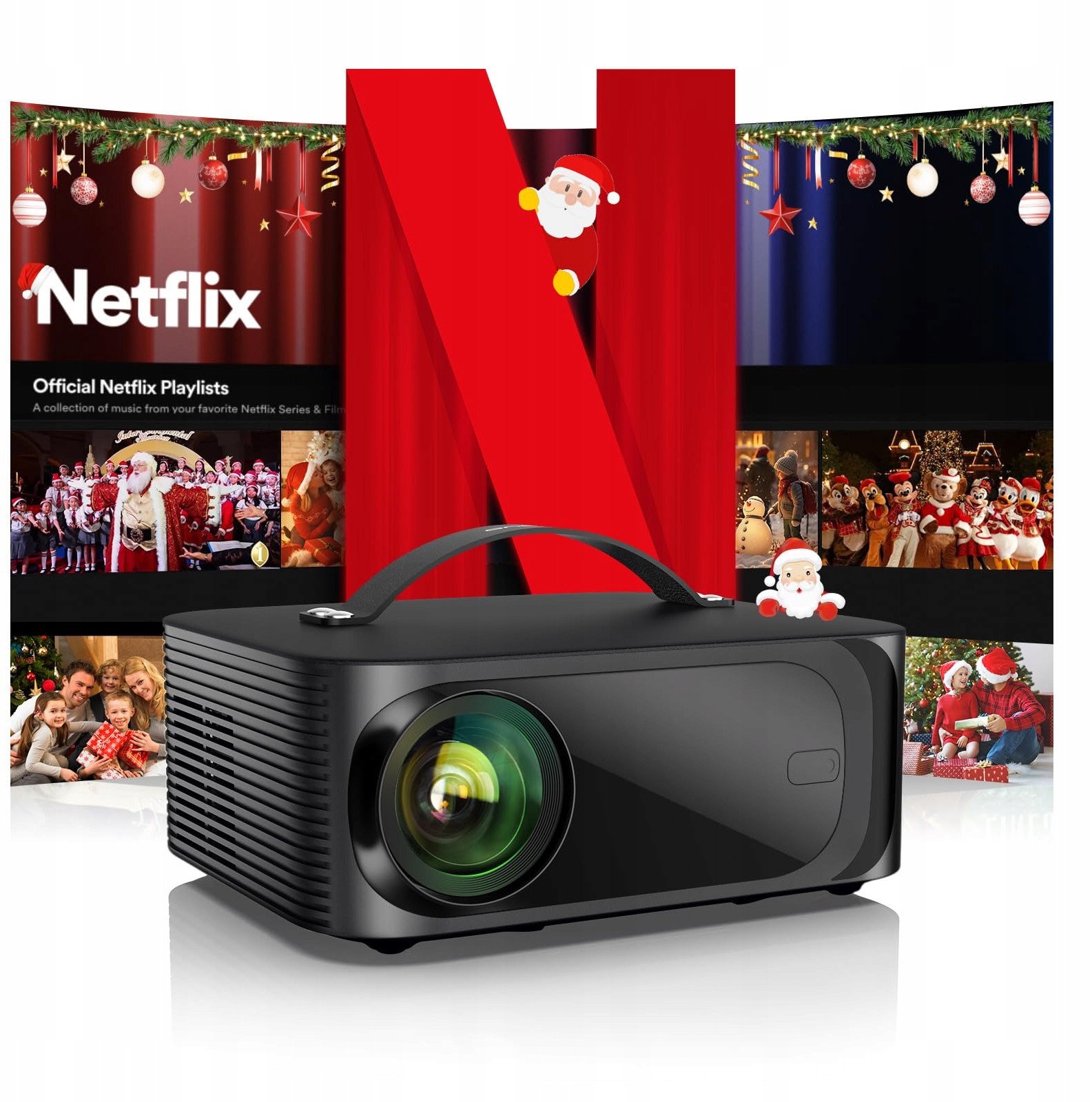 ProjektorOnoayoProjektor 4K 30000 lm LCD Full HD 1080p 80W nowy