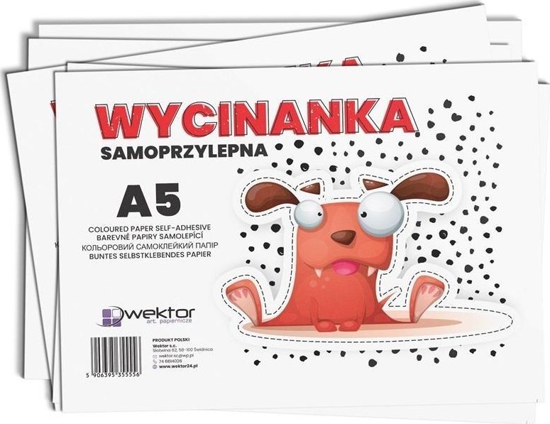 Wektor Wycinanka samoprzylepna A5 (10szt)