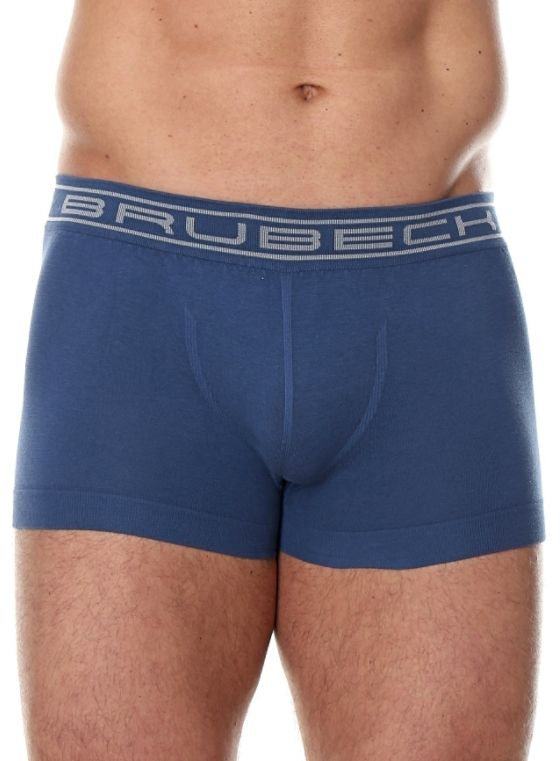Brubeck Bokserki męskie shortbox Comfort Cotton niebieskie r. M (BX10050A)