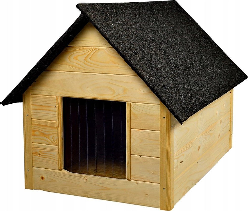 BUDA DLA PSA KOTA OCIEPLANA DWUSPADOWA XL WOODOK LEGOWISKO KOLOR bezbarwny