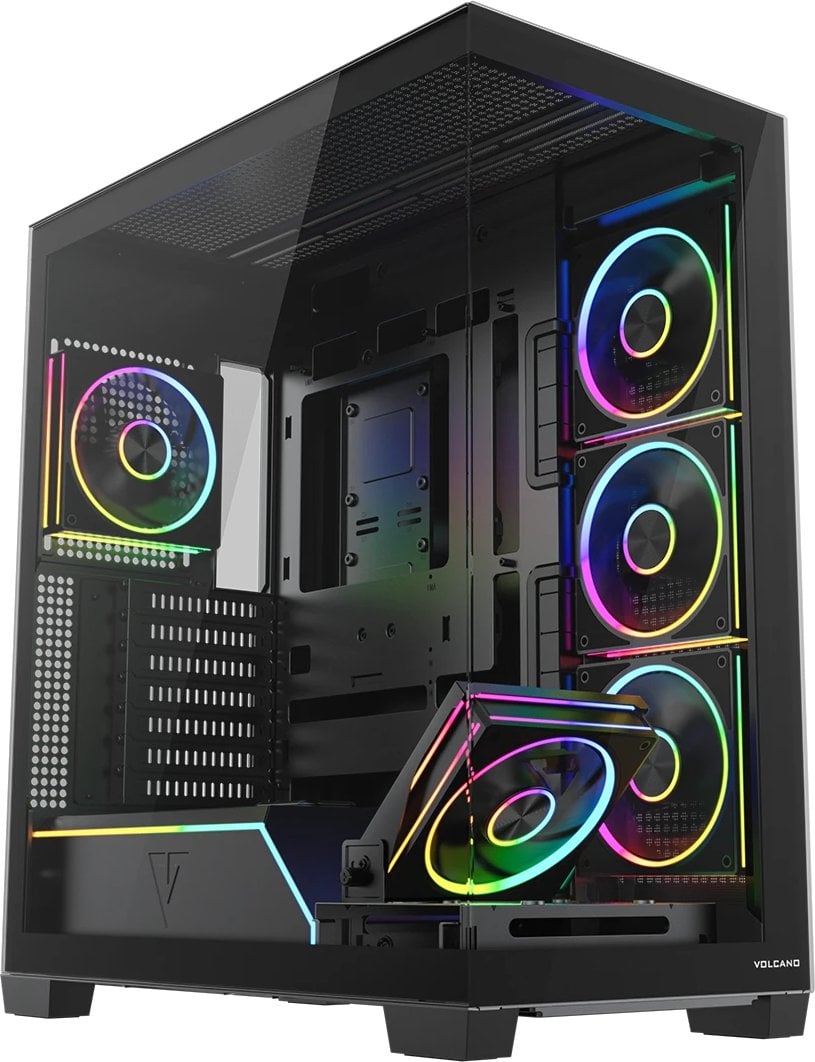 Obudowa Modecom Volcano Stellar Plus 5F ARGB czarna (AT-STELLAR-PLUS-5F-ARGB-10)