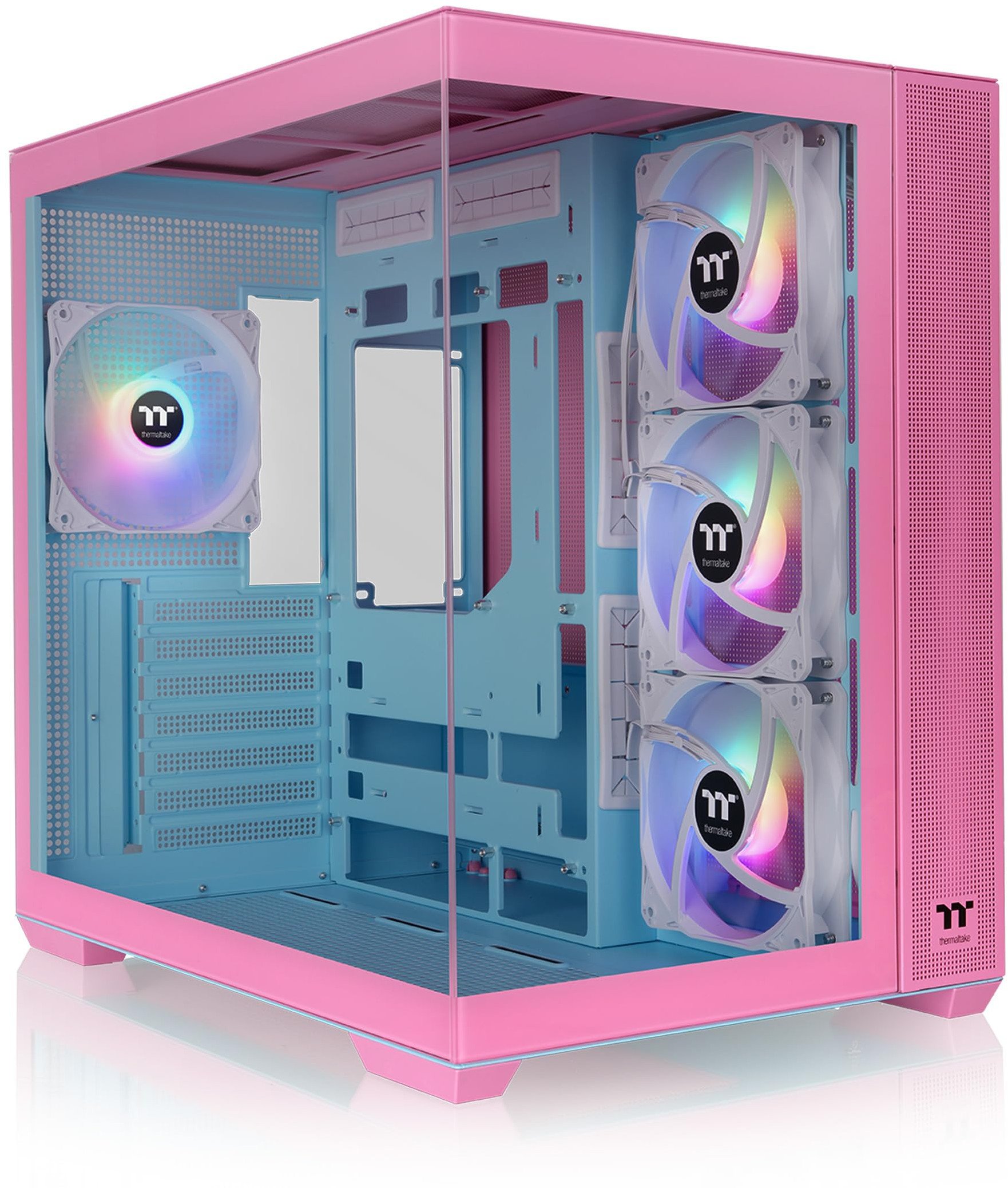 Obudowa Thermaltake View 380 TG różowa (CA-1Z2-00MAWN-00)