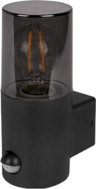 Kinkiet КиКо Okrągły kinkiet PIR LED E27 (HW912B) - czarny