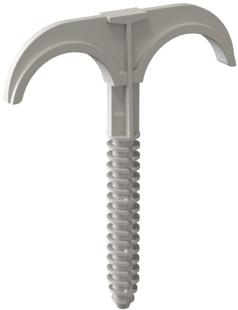 Hak podłogowy podwójny 100 mm