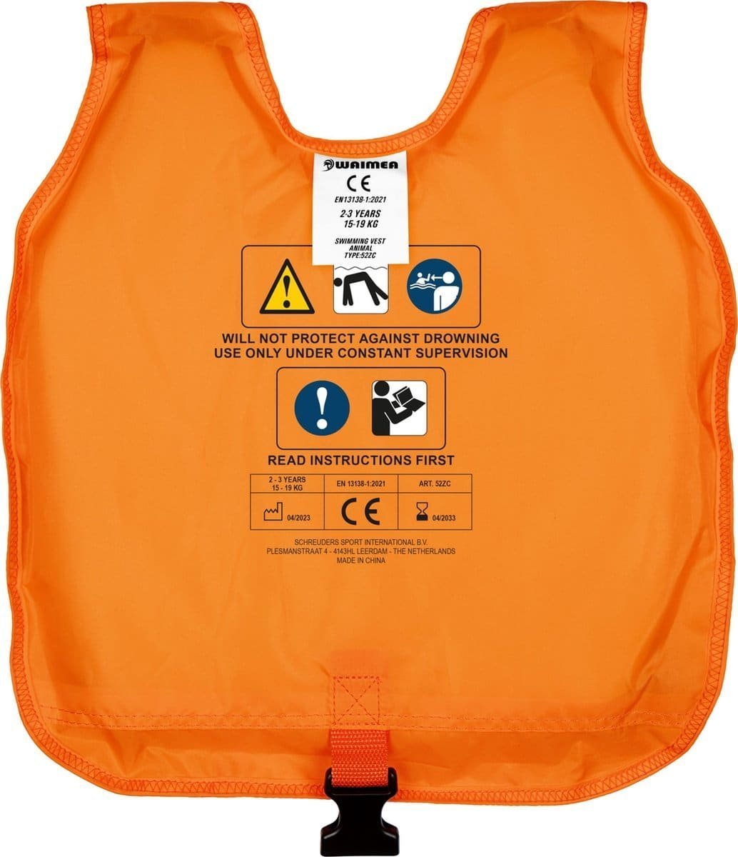 Orange Plaukimo liemenė 52ZC ORA 15-19kg orange