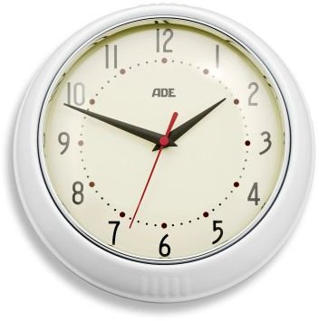 ADE Zegar ścienny Retro, metal, średnica 24 cm